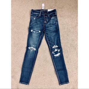 American Eagle size 2 short hi rise jeggings